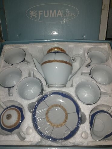 мебель для посуды: Продаю чайный сервиз на 6 персон 17 предметов фирмы FUMA производство