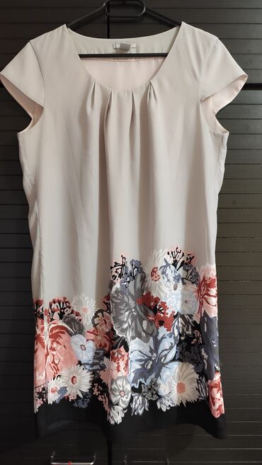 Haljine: H&M M (EU 38), bоја - Bež, Dugih rukava — 6