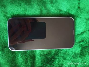 айфоны ош: IPhone 14, Колдонулган, 256 ГБ, Көгүлтүр, Кулакчындар, Заряддоочу түзүлүш, 83 %