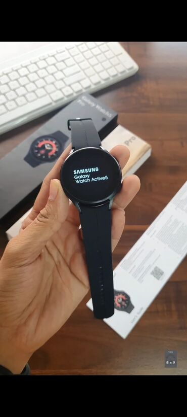 galaxy watch: *SAMSUNG Galaxy Watch 5* Diqqet ORGINAL DEIL! KOPYASIDIR Zəng etmək -