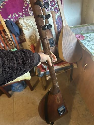 Digər musiqi alətləri: Elektro-çılqılı saz - Korpus: ağacdan hazırlanmış, tünd rəngli, yan — 18