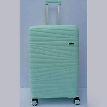 Putni koferi i torbe: Tvrdi kofer na točkiće – mint zelena boja - Materijal: izdržljiva — 1