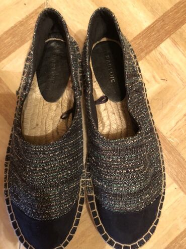 ağ mokasinlər: Parfois markalı espadril ayaqqabılar - Model: qadın espadrili - Üst