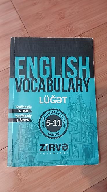 kirilcə kitab: ŞOK ENDİRİM!! TƏP TƏZƏ KİTAB!!Məhsul: English Vocabulary – Lüğət — 1