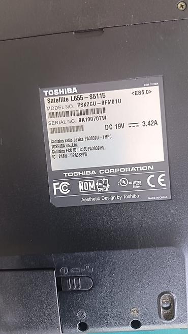 macbook pro 16: Toshiba Satellite L655-S5115 noutbuk Texniki göstəricilər: - Model — 3