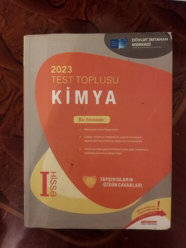 kimya test toplusu 2 ci hisse: Kimya 1 ci hisse test toplusu içi temizdir