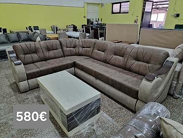 Ugaone garniture: Ugaona garnitura 300×220 cm - Prostrana L‑forma sa dubokim sedištima — 30