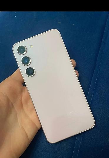 Samsung Galaxy S23, Б/у, 256 ГБ, цвет - Розовый, 1 SIM, eSIM