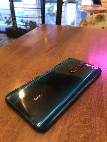 60 fps telefonlar: Xiaomi Redmi Note 8 Pro, 128 ГБ, цвет - Зеленый, 
 Отпечаток пальца, Беспроводная зарядка, Face ID