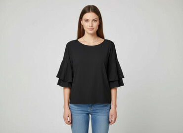 bluzki ze srebrną nitką reserved: F&F, Women's blouse, size S
