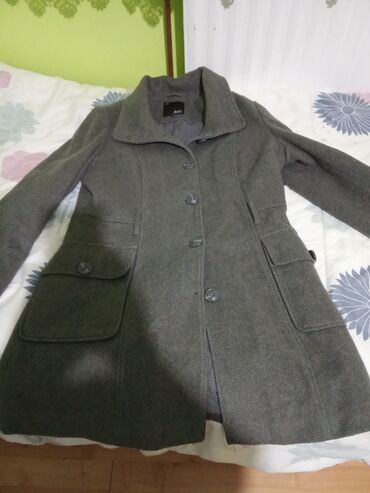 Women's Coats: A-Dress, 2XL (EU 44), Single-colored, With lining