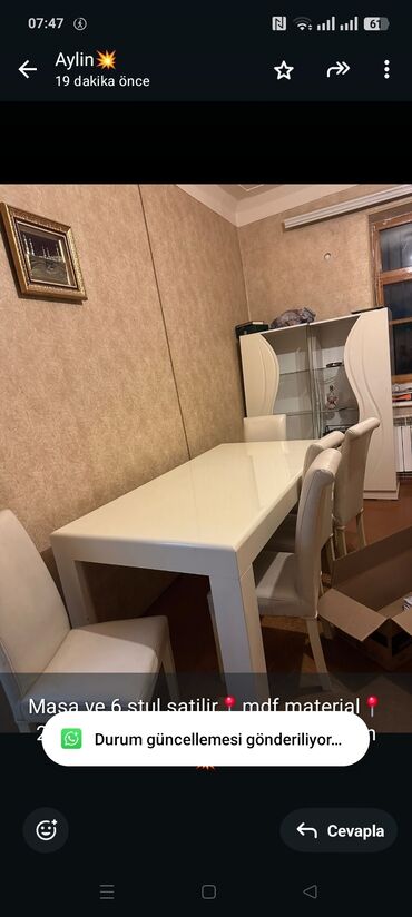 Divanlar: Masa ve 6 stul satilir📍mdf material📍220azn✅Unvan Sumqayit 8888 Aylin💥