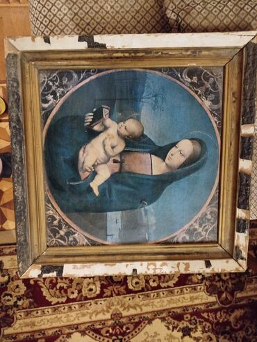 Əntiq mebel: Güzgü, 100 il, Vəziyyəti: Yaxşı — 7