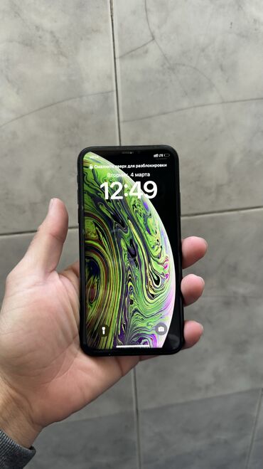 дисплей iphone xs: IPhone Xs, Б/у, 256 ГБ, Черный, Защитное стекло, Чехол