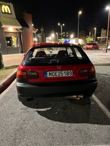 Honda: Honda Civic: 1.6 l. | 1992 έ. Χάτσμπακ