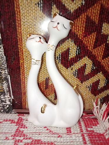 şişme ev: Fiqur, Keramika, rəng - Ağ — 1