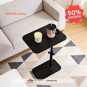 Masalar: Jurnal masası, Yeni, Transformer, MDF, Dördbucaq masa — 2