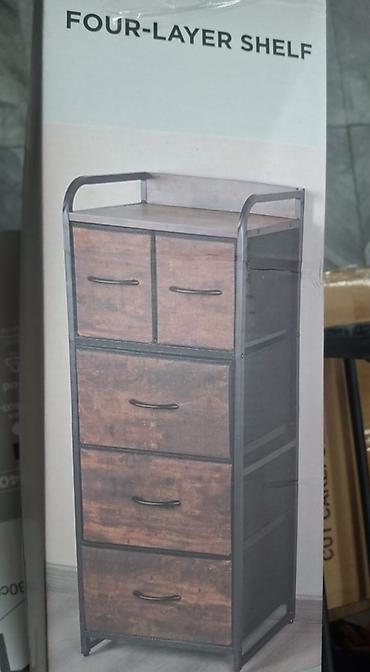 dressing table: Комод для одежды, Новый, Без зеркала, цвет - Серый, Самовывоз, Платная доставка — 3