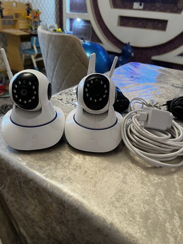 Videokameralar: Wifi 360 PTZ smart online kamera. Telefonla 7/24 canik izleme