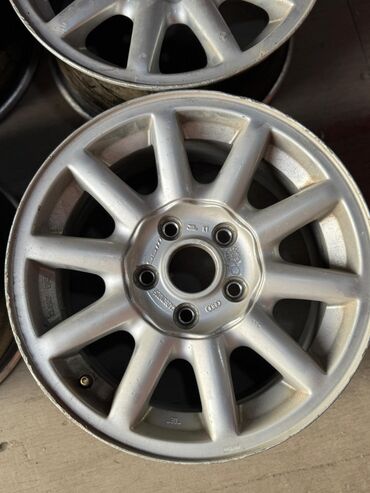 Диски: Литые Диски R 15 Audi, Комплект, отверстий - 5, Б/у — 9