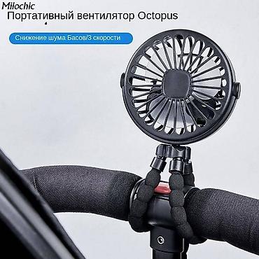 Другие аксессуары для компьютеров и ноутбуков: Вентилятор Octopus BYD001, портативный USB, в виде осьминога, мини — 4