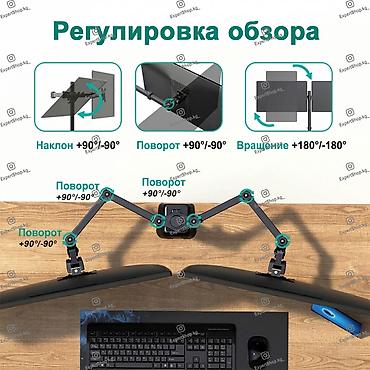 кронштейн для 2 мониторов: Двойной кронштейн для мониторов CROSS-75 - подходит для установки двух — 2