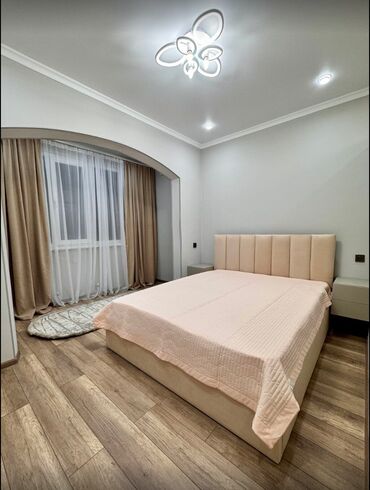 недостроеные дома: 2 бөлмө, 45 кв. м, 106-серия жакшыртылган, 4 кабат, Дизайнердик ремонт