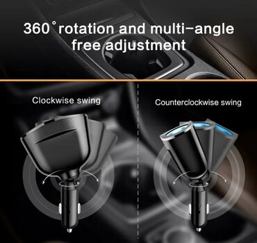 Digər avtoelektronika: Avtomobil üçün çoxportlu şarj adapteri 8AZN-dən başlayaraq. - — 3