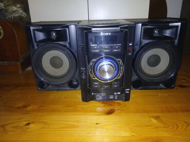 yamaha ses sistemi: Sony mini hi-fi audio sistemi – MP3/WMA dəstəyi olan CD/DVD oxuducu və
