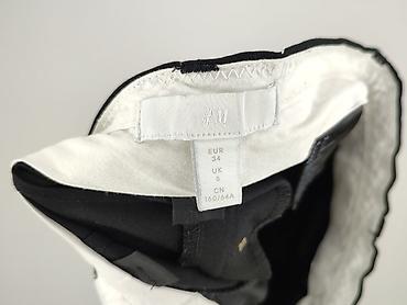 czarne: H&M, Spodnie materiałowe damskie, rozmiar XS — 4