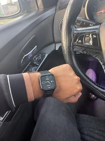 elekdiron saat: RADO kvadrat formalı kişi qol saatı - Rəng: tam qara (mat metal) - — 3