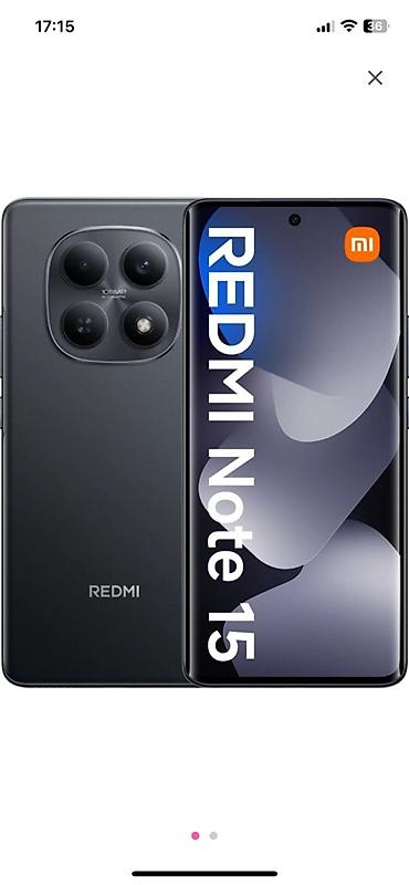 xiaomi note 12 s: Redmi 256 GB, rəng - Qara — 1