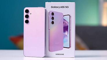 galaxy a 55: Samsung Galaxy A55 5G, 256 GB, rəng - Bənövşəyi — 1