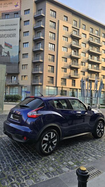 Nissan: Nissan Juke, tünd mavi rəng, şəhər krossoveri. Xüsusiyyətlər və — 12