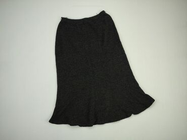 czarne rozkloszowane spódnice midi: Spódnica, L, stan - Bardzo dobry