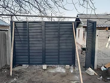 дарбаза: Темир, Механикалык, Жеке менчик үй үчүн, Калиткасы менен, Бөлүп төлөө менен, Жаңы, Акысыз орнотуу — 10