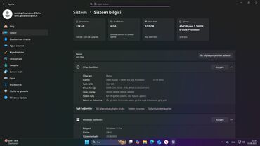 Masaüstü kompüterlər və iş stansiyaları: Amd 5600x 1660Super 6gb 192bit ssd240 ram32gb 3600mhz keys fanli hec