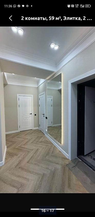 новые квартиры: 2 комнаты, 58 м², Элитка, 2 этаж, Дизайнерский ремонт — 4