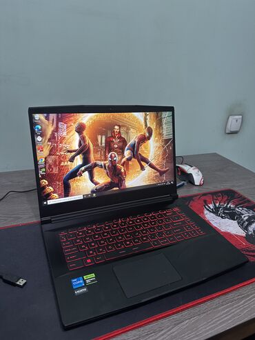 купить ноутбук бишкек: Ноутбук, MSI, 16 ГБ ОЭТ, Intel Core i5, 15.6 ", Колдонулган, Татаал эмес тапшырмалар үчүн, эс тутум SSD