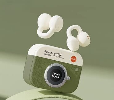 Qulaqcıqlar: Yeni Simsiz (Bluetooth) Qulaqcıqlar, rəng - Yaşıl