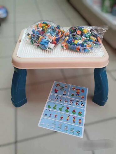 zara kids: Sto sa kockama NOVO! Cena 4.690 din Kocke 600pcs+sto Sto sa kockama