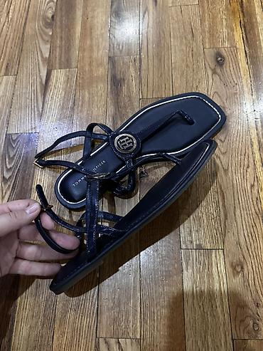 tommy sinny: Босоножки, 38.5, Tommy Hilfiger, Новый, цвет - Синий, Самовывоз — 2