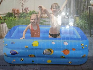 Другие товары для детей: Детский надувной бассейн, причину продажи бассейна-только купили и на