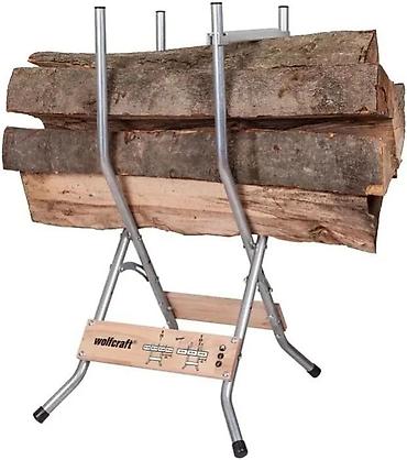 Ostala baštenska oprema: Wolfcraft držač/kolijevka za sečenje ogrevnog drveta (stalak za — 1