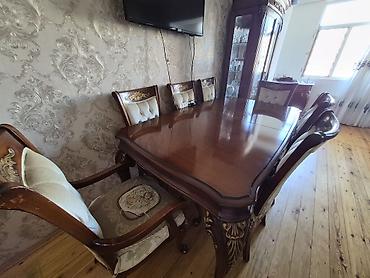 Мебель: Mebel satiram yaxsi veziyyetde 8 stul,stol 2 qorka — 1