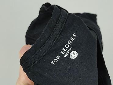 black squad oversized fit: Top Secret, T-shirt damski, rozmiar S — 6