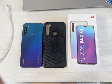ищу на телефон батарею 8 редми: Redmi, Redmi Note 8, Б/у, 128 ГБ, цвет - Голубой