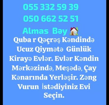 Günlük kirayə evlər: 70 kv. m, 3 otaqlı, Qaz, Su, Kanalizasiya — 22