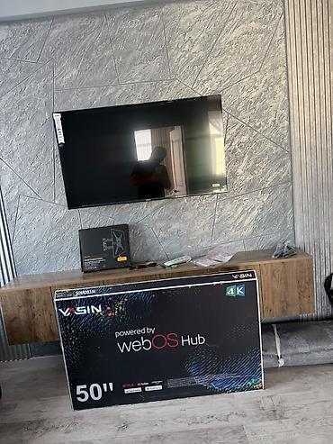Телевизор VASIN 50" 4K Smart TV на платформе webOS Hub. Основные