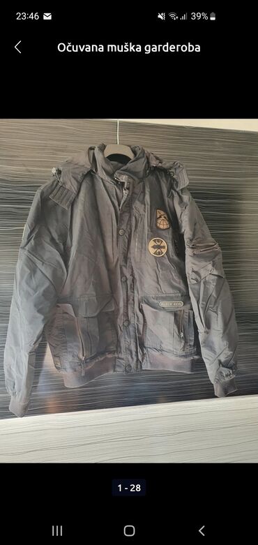 kožna jakna s: Jakna 2XL (EU 44), bоја - Crna